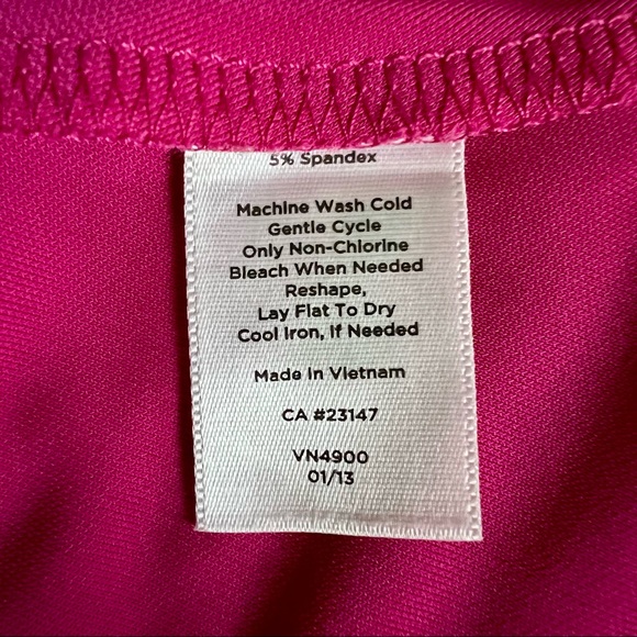 Talbots petite fuchsia pink dress - Picture 5 of 8